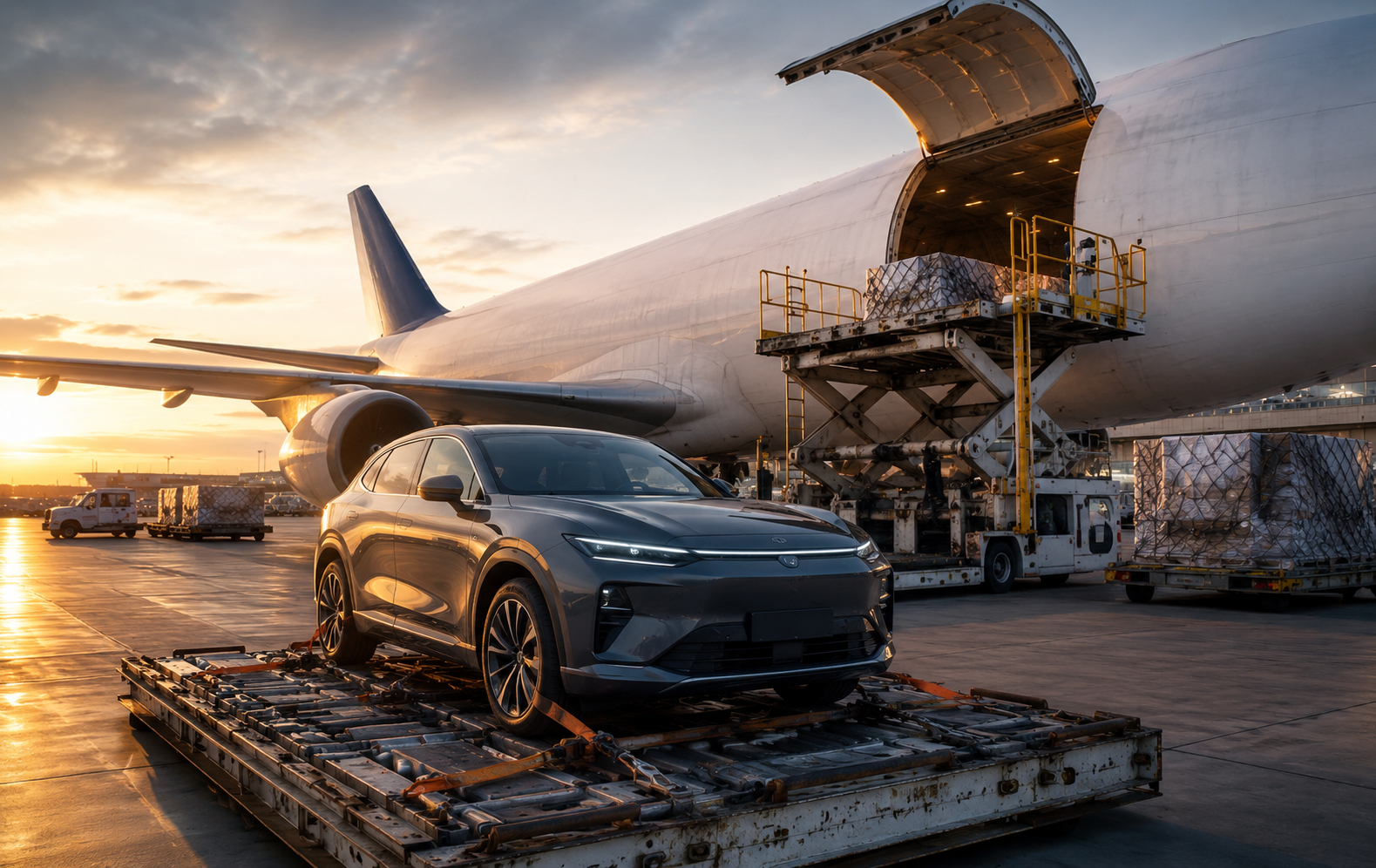 Air freight vehicle shipping from China